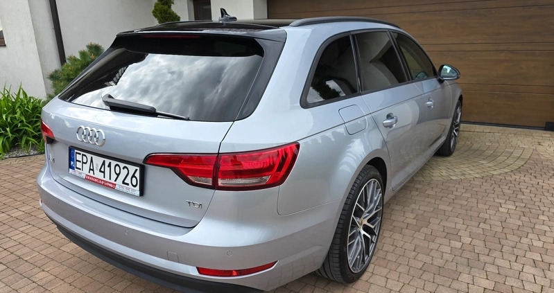 Audi A4 cena 84999 przebieg: 110440, rok produkcji 2017 z Łódź małe 704